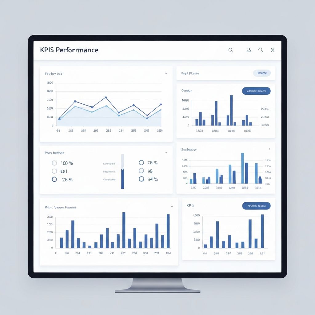 Well-designed business intelligence dashboard showing clean layout with key metrics, actionable insights, and user-friendly navigation demonstrating best practices